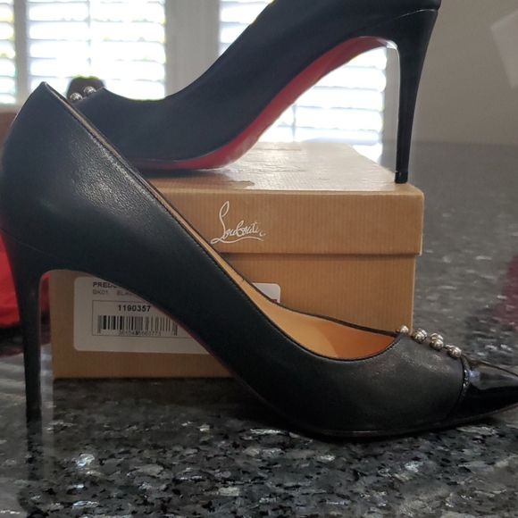 Christian Louboutin Black Predu Patnappapu Pumps - Picture 8 of 15